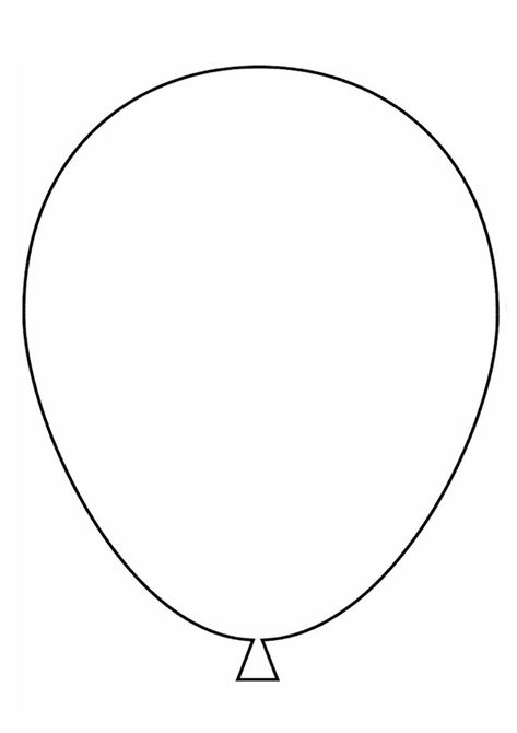 Ballon Coloring Page, Birthday Balloon Template Free Printable, Ballon Template Free Printable, Balloon Coloring Pages Free Printable, Balloon Template Free Printable, Ballon Template, Ballon Images, Balloons Coloring Pages, Balloon Outline