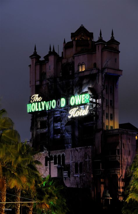 Hollywood Tower Of Terror, 40s Wedding, Disney Hollywood Studios, Disney World Hollywood Studios, Hollywood Tower Hotel, Hollywood Tower, Fifth Dimension, Disney World Rides, Disney Attractions