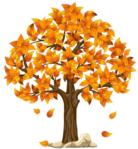 Fall Tree Drawing, Fall Clip Art, Fall Tree, Siluete Umane, Tree Clipart, Tree Png, Autumn Tree, Autumn Crafts, Image Icon