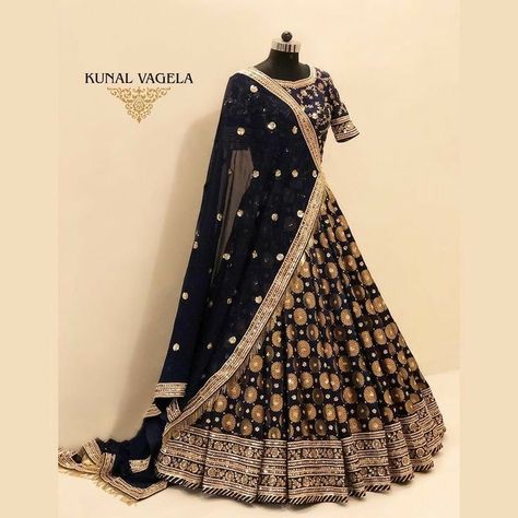 Blue Banarasi Lehenga, Banarasi Brocade, Indian Outfits Lehenga, Wedding Lehenga Designs, Lehnga Dress, Designer Bridal Lehenga, Traditional Indian Dress, Indian Dresses Traditional, Traditional Indian Outfits