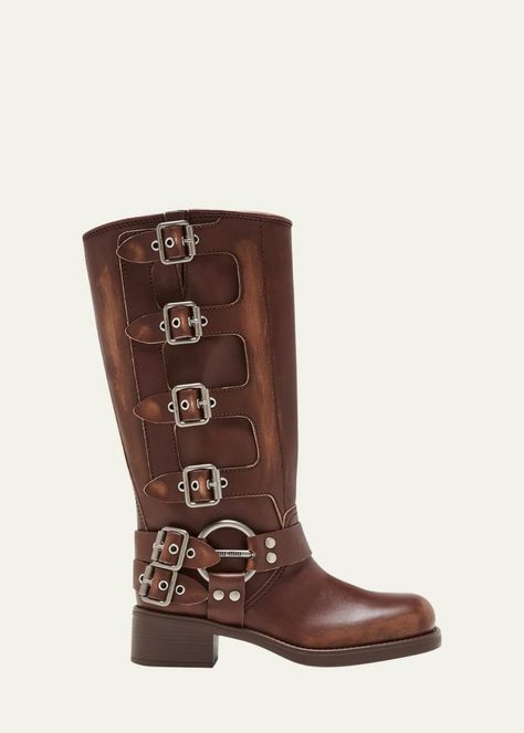 The Coolest Moto Boots to Wear this Fall | Who What Wear Black Biker Boots, Boots Jeans, Shoes Heels Classy, Engineer Boots, Outfit Collage, Buckled Flats, Trending Boots, Leather Harness, Biker Boots