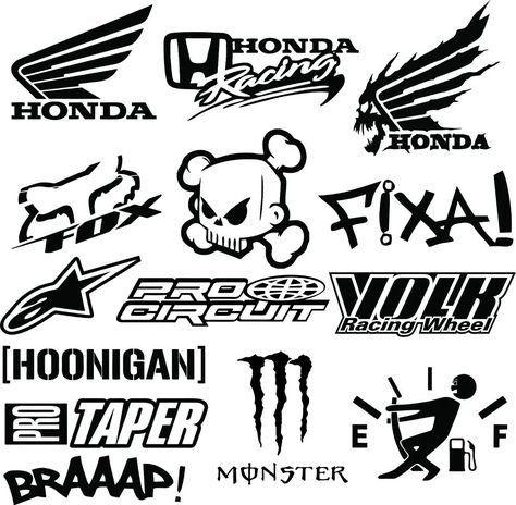 Calcomanias Para Motos Y Autos | Mercado Libre Auto Stickers Ideas, Moto Logo Design, Coreldraw Design, Moto Logo, Automotive Logo Design, Jdm Stickers, Car Sticker Design, Motorcycle Decals, Bike Stickers