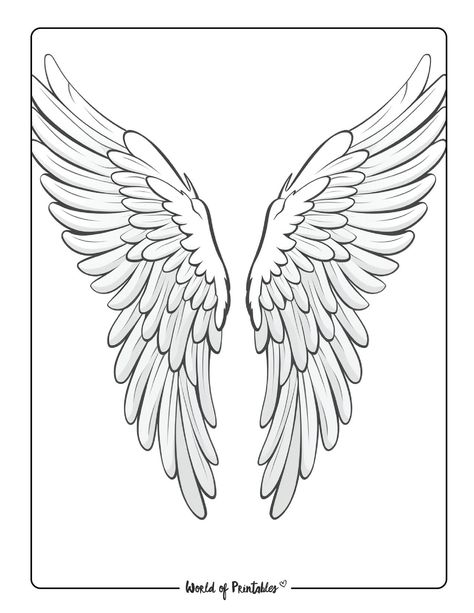 Dive into a world of grace and beauty with our angel coloring pages! Designed for both kids and adults, these free printable sheets invite you to explore the wonders of celestial artistry. Angel Wing Template Free Printable, Angel Coloring Pages, Angel Wings Art, Angel Kids, Wings Art, Sweet Stories, Angel Pictures, Templates Printable Free, Angel Art