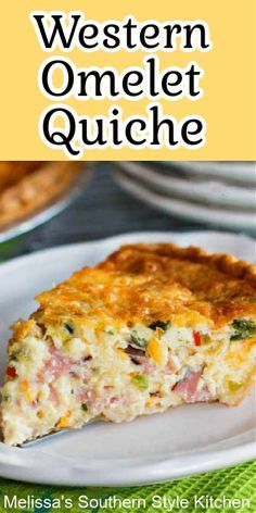 Western Omelet Quiche, Breakfast Quiche Recipes Easy, Muffins Breakfast, Breakfast Quiche Recipes, Quiche Recipes Easy, Breakfast Quiche, Breakfast Healthy, Breakfast Muffins, Quiche Recipes