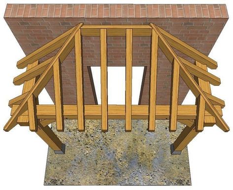 House Made Of Wood, Porch Roof Design, Hip Roof Design, Gable Roof Design, Timber Frame Porch, Diy Wood Plans, House Awnings, Porch Awning, Porch Roof