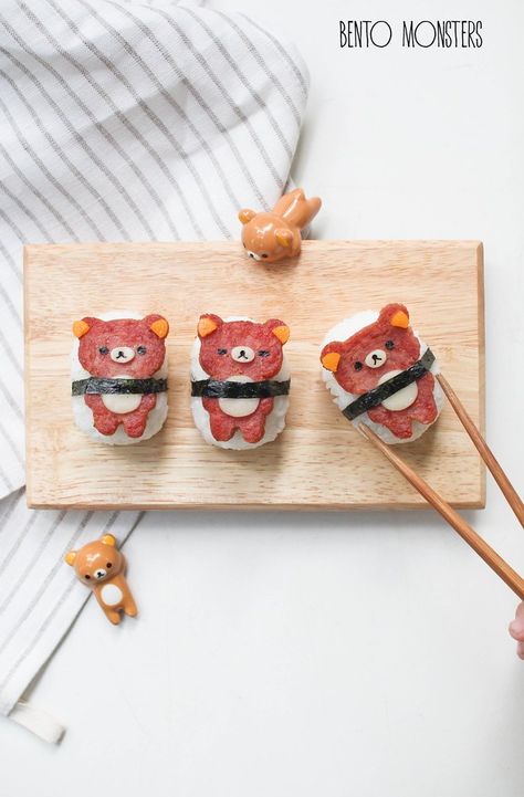 Spam Instagram, Bento Box Recipes, Bento Kids, Japanese Food Art, Japanese Food Bento, Cute Bento Boxes, Spam Musubi, Kawaii Bento, Kawaii Dessert