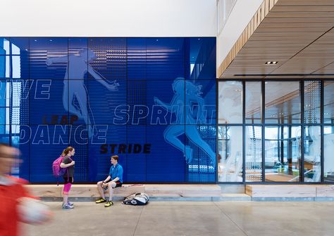 Training Center Design, Athletic Center, School Building Design, Northern Arizona University, Indoor Track, School Leader, School Building, Environmental Graphics, Master Plan