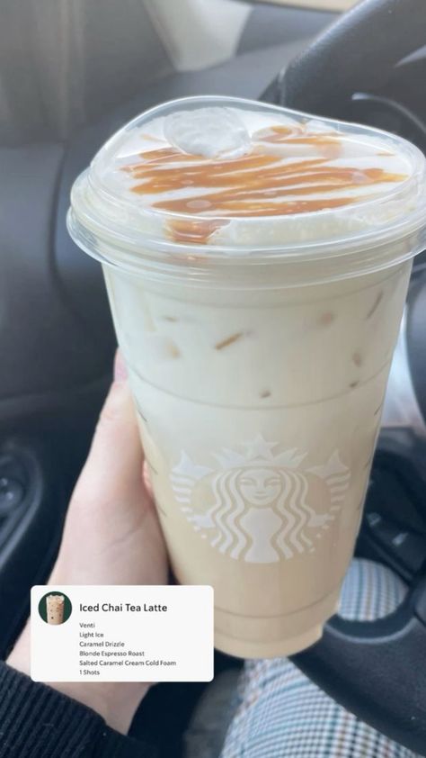 Chai Drinks At Starbucks, Ice Chai Latte Starbucks, Chai Latte Recipe Starbucks, Starbucks Chai Tea Latte Order, Iced Chai Tea Latte Starbucks Orders, Chai Starbucks Drinks, Starbucks Chai Drinks, Starbucks Recommendations, Caramel Latte Starbucks