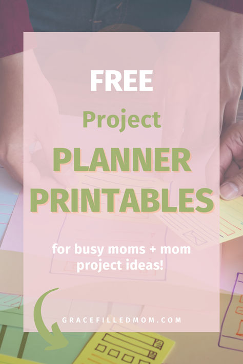 project planner Project Planning Template Free Printable, Renovation Planner Free Printable, Project Planner Printable Free, Craft Project Planner, Mom Productivity, Project Planner Template, Project Planner Printable, Productive Moms, Mom Planner