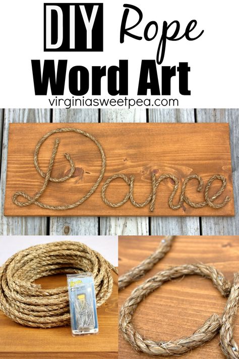 DIY Rope Word Art - Use rope to make personalized word art. This is a fun project that makes a great gift. #rope #ropeart #ropeidea #ropecraft via @spaula Diy Rope Design, Cuadros Diy, Wild West Party, Rope Projects, Cowboy Baby Shower, Rope Decor, Rope Diy, Western Theme Party, Rodeo Birthday