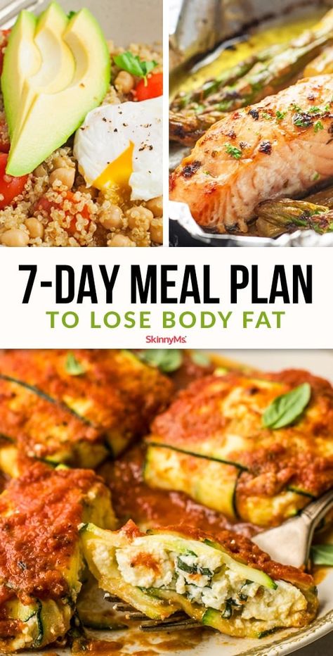 Bike Workouts, Day Meal Plan, 7 Day Meal Plan, Easy Meal Plans, Clean Diet, Exercise Bike, Planning Ideas, Lose Body Fat, Meal Plans