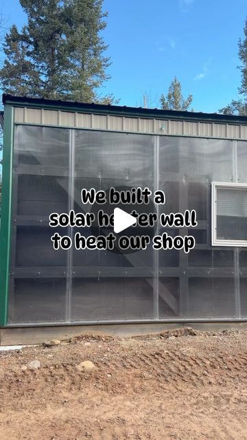 Katie Krejci, RD | The Homesteading RD on Instagram: "So, when we moved to our new homestead, we knew we wanted to think outside the box when it came to heating our shop.

With some creative thinking, Ryan came up with a great idea ➝ A solar heater wall!

We built it last fall and it’s actually been working TOO well. We had to shut it off in late winter because I was  storing my root vegetables in the shop and it was getting so warm that my veggies started to sprout - ope!😅

It’s a good problem to have, I guess. Now, I need to figure out an alternate solution for my storing my veggies .

If off-grid and alternate energy solutions interest you, then you’ll definitely want to take advantage of the Homestead Bundle while it’s still available! There are 100+ resources for 99% off and here’s j Solar Heater, The Homestead, Late Winter, Root Vegetables, Building Ideas, Outside The Box, Thinking Outside The Box, Alternative Energy, Off Grid