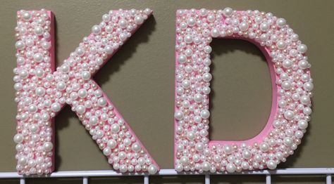 Kappa Delta letters #wooden #pink #pearls #kappadelta #kd Sorority Wooden Letters Decorated, Pearl Sorority Letters, Sorority Letters Painted Wooden Pink, Painted Greek Letters Wooden, Kappa Delta Letters, Pink Sorority Letters, Cute Sorority Letters, Kappa Delta Paintings, Decorated Sorority Letters