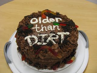 C & G Cakes: Older Than Dirt Cake 50th Birthday Cake For Dad, Dirt Cake With Trucks, Dirt Birthday Cake, Dirt Cake Decorating Ideas, Old Man Cakes Ideas Funny, Old As Dirt Cake, Older Than Dirt Cake, Old As Dirt Cake Birthdays, Cakes Funny