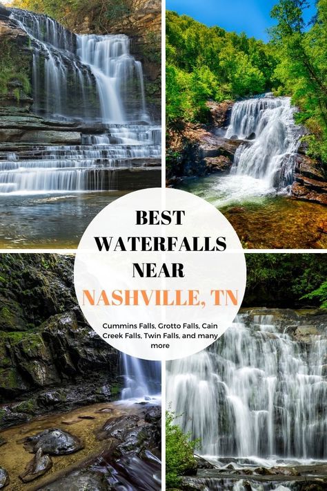 Best waterfalls near Tennessee: Here are 15 of the very best waterfall hikes in the state to get you started on what is sure to become an ongoing love of Tennessee waterfalls.  Many of these waterfall sites - Fall Creek Falls, Caney Creek Falls, Piney Falls, Burgess ... The best time to view Tennessee's waterfalls is during the spring and summer Fall Creek Falls Tennessee, Cummins Falls, Grotto Falls, Burgess Falls, Tennessee Waterfalls, Fall Creek Falls, Tennessee Road Trip, Spring Break Destinations, North America Travel Destinations