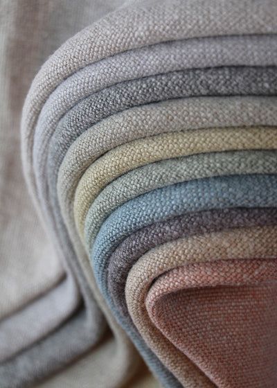 Linen Fabrics – Cottage Textiles Aurora Rose, Cmf Design, Fabric Photography, Linen Fabrics, Fabric Textures, Never Fade, Luxury Linen, Fresh Look, Home Room Design