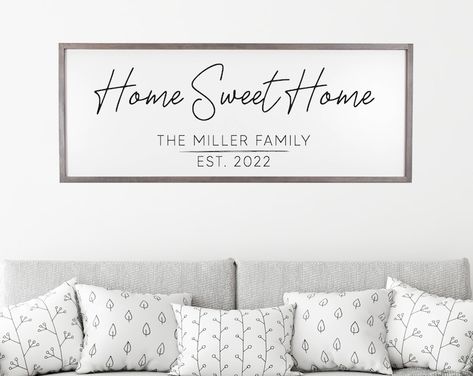 Home Sweet Home Sign, Personalized Last Name Sign, Wedding Gift, Housewarming Gift, Custom Name Sign, Family Established Sign, Bridal Gift Last Name Sign Wedding, Family Established Sign, Home Sweet Home Sign, Established Family Signs, Custom Name Sign, Established Sign, Last Name Sign, Backer Board, Last Name Signs