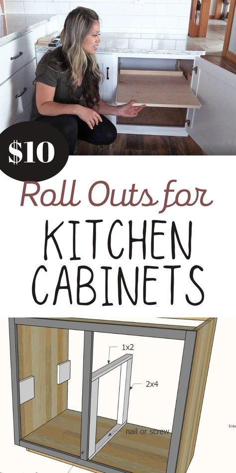 Adding Drawers To Kitchen Island, Wood Shelf Cabinet, Wood Board Storage, Update Inside Of Kitchen Cabinets, Add More Counter Space To Kitchen, Updating Inside Of Kitchen Cabinets, Top If Fridge Storage, Around The Fridge Storage, Diy Cabinet Slide Out Shelves