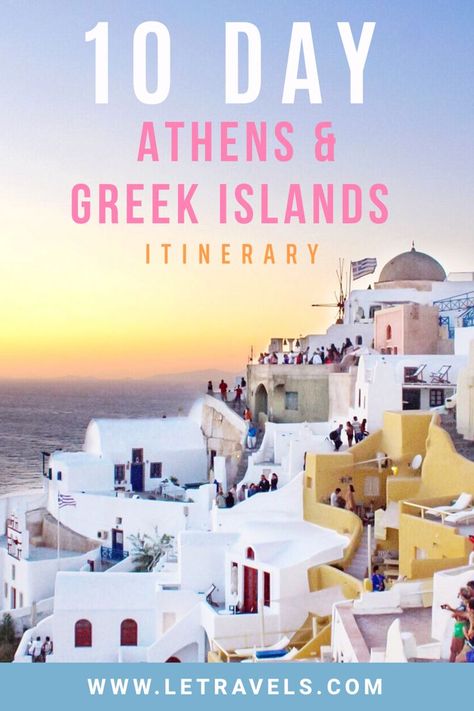 Athens and Greek Islands Itinerary | Travel tips for an incredible 10 day trip to Greece | Things To Do In Greece, Greece Paros, To Do In Greece, Greek Islands To Visit, Greek Island Hopping, Greece Honeymoon, Best Greek Islands, Trip To Greece, Greek Vacation