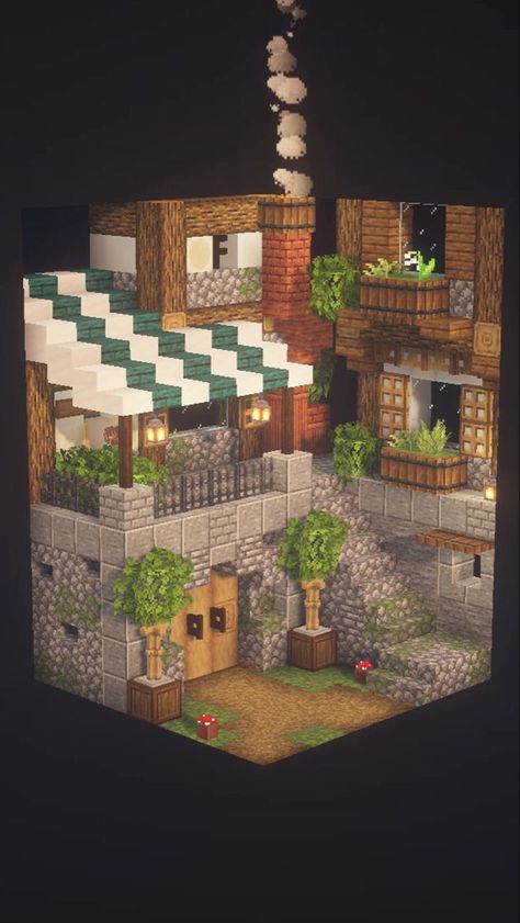 Minecraft Jewelry Store, Minecraft Village Remodel Ideas, Minecraft Town Buildings, Cottagecore Village Minecraft, Minecraft Houses Exterior, Villager Trading Hall Minecraft, Minecraft Village Ideas, Minecraft Mine, Minecraft Town