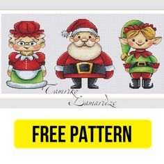 Santa Claus Cross Stitch Pattern Free, Santa Cross Stitch Patterns Free, Santa Cross Stitch Patterns, Free Cross Stitch Pattern, Santa Cross Stitch, Pattern Embroidery, Cross Stitch Patterns Free, Free Cross Stitch, Cross Stitch Designs