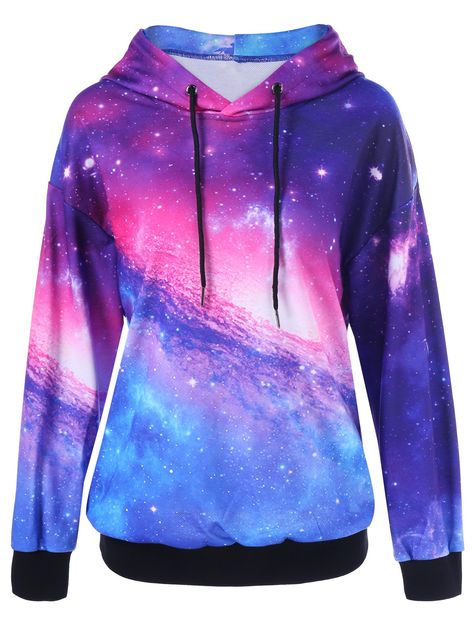 Galaxy Sweatshirt, Galaxy Outfit, Galaxy Hoodie, Galaxy Dress, Galaxy Shirt, Galaxy Fashion, Drop Shoulder Hoodie, Blue Galaxy, Cute Prom Dresses