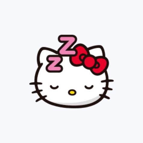 Hello Kitty Stickers Png, Cute Emoji Png, Sleepy Hello Kitty, Sleepy Icon, Hello Kitty Mood, Hello Kitty Emojis, Sleepy Pfp, Sticker Hello Kitty, Hello Kitty Apple