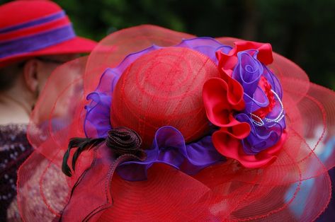 Red Hat Society Crafts, Red Hat Society Fashion, Red Hat Outfit, Red Hat Party, Red Hat Club, Fundraiser Raffle, Red Hat Ladies, Red Hat Society, Hat Party