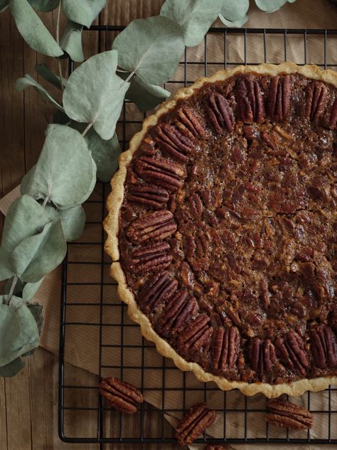 Tart Photoshoot, Pie Photoshoot, Pecan Tart, Pecan Tarts, Dessert Photography, Photoshoot Inspo, Pecans, Food Styling, Food Photo