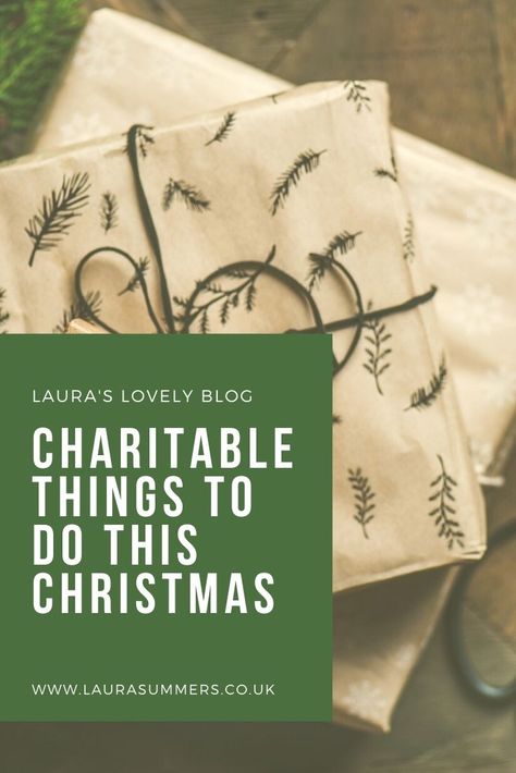 Charitable Things To Do This Christmas. Ideas of things you can do for charity this Christmas Christmas Charity Ideas, Christmas Donation Ideas, Christmas Charity, Charity Work Ideas, Charity Christmas Cards, Charity Gifts, The Giving Tree, Charity Project, Christmas Gift List