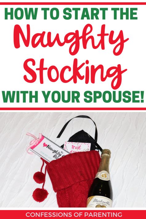 Are you ready to put some spice into your marriage this holiday season? A naughty stocking is the perfect way to do this! Find out how now! #naughtystocking #marriage #bedroom #bedroomgames Marriage Bedroom, Diy Stocking, Romantic Date Night Ideas, Christmas Stocking Gifts, Hunny Bunny, Romantic Ideas, Cute Date Ideas, Relationship Stuff, Romantic Christmas