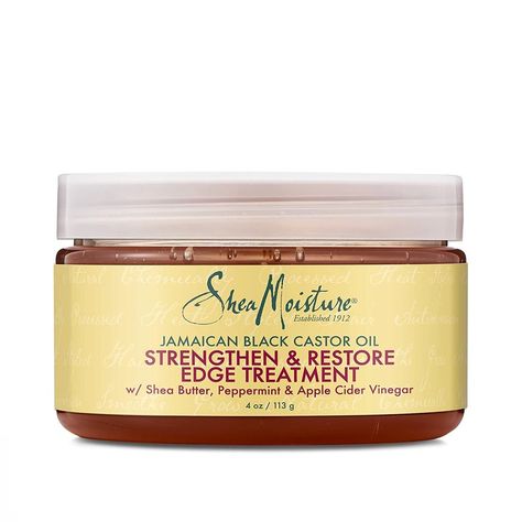 SheaMoisture Jamaican Black Castor Oil Edge Control Gel, Hairline Growth, Best Edge Control, Traction Alopecia, Baby Hair Brush, Hair Growth Secrets, Edges Hair, Jamaican Black Castor Oil, Extreme Hair