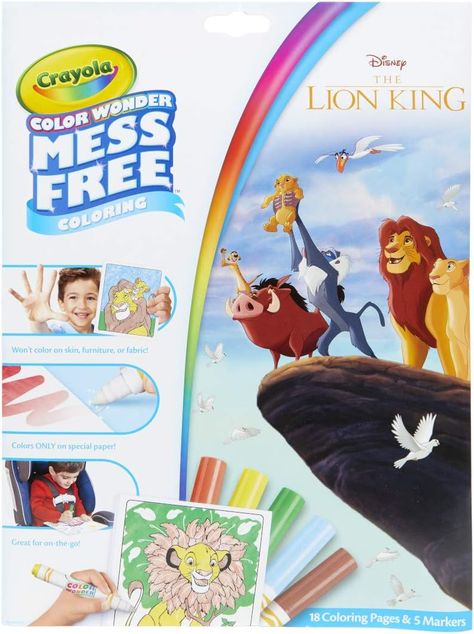 Lion King Toys, Color Wonder, Mini Marker, Wonder Book, Dot Markers, Disney Lion King, Coloring Markers, Page Marker, The Lion King