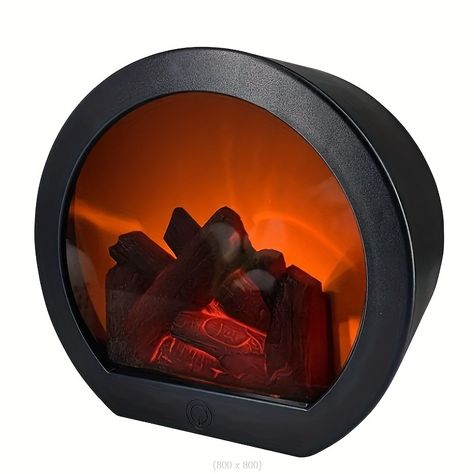 Faster shipping. Better service Fireplace Lantern, Electric Log Burner, Led Fireplace, Lanterns Fireplace, Tabletop Fireplaces, Fireplace Mantle Decor, Fireplace Lighting, Entry Decor, Christmas Table Centerpieces