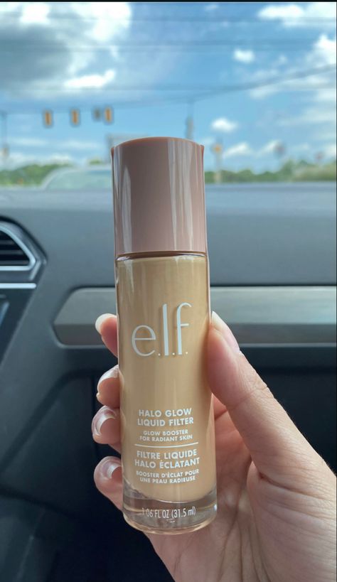 Complexion Booster For A Glowing, Soft-Focus Look, Infused With Hyaluronic Acid, Vegan & Cruelty-Free, Dupe for Charlotte Tilbury’s flawless filter #beauty#foundation#glowyskin Elf Halo Glow Liquid Filter, Charlotte Tilbury Flawless Filter, Elf Halo Glow, Halo Glow Liquid Filter, Flawless Filter, Halo Glow, Beauty Finds, Birthday Wishes For Myself, Beauty Bay