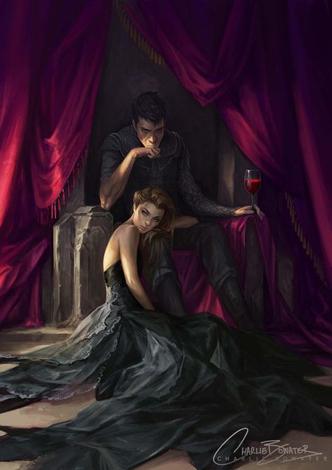 Paintable Charlie Bowater: 18 Enchanting Fantasy Art and Illustrations Charlie Bowater, Fantasy Couples, A Court Of Wings And Ruin, Sarah J Maas Books, Hades And Persephone, A Court Of Mist And Fury, Red Queen, Throne Of Glass, Sarah J Maas