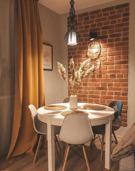 Small Dining Room Ideas, Small Dining Room, Small Apartment Interior, Indian Home Interior, Small Kitchen Decor, Dining Room Ideas, Dining Room Small, Small Dining, Decor Home Living Room