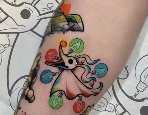 Tim Burton Vibes, Zero Tattoo, Nightmare Before Christmas Tattoos, Jack Skellington Tattoo, Christmas Tattoos, Tim Burton Tattoo, Friday The 13th Tattoo, Nightmare Before Christmas Tattoo, Birthday Tattoo