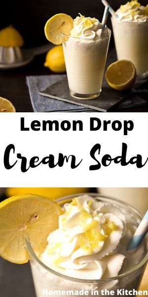 When life gives you lemons, skip the lemonade and go straight for Lemon Drop Cream Soda. Add whipped cream vodka to make it a cocktail or leave it out for everyone to enjoy! #homemadeinthekitchen #lemondropcreamsoda #creamsoda #lemonrecipes #summerdrinks Whipped Cream Vodka Recipes, Lemon Drop Drink, Grapefruit Recipes, Whipped Vodka, Whipped Cream Vodka, Water With Lemon, Alcohol Beverages, Homemade Soda, Summer Eats