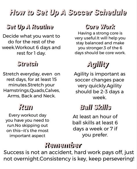 Tips For Defenders Soccer, How To Go Pro In Soccer, Pre Season Soccer Conditioning, How To Become A Pro Footballer, Diets For Soccer Players, Varsity Soccer Drills, Football Training Schedule, Soccer Training Schedule, How To Be Better At Soccer