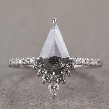 Kite Diamond, Chevron Wedding, Timeless Engagement Ring, Unique Diamond Rings, Unique Diamonds, Marbling, Marquise Diamond, Pear Shaped Diamond, Rose Cut Diamond