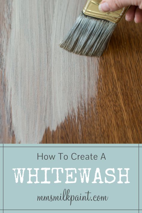 Whitewash Paint, How To Whitewash, Florida Decorating, Milk Paint Furniture, Milk Paint Colors, White Washed Furniture, White Washing, Painting 101, Diy Paint Projects