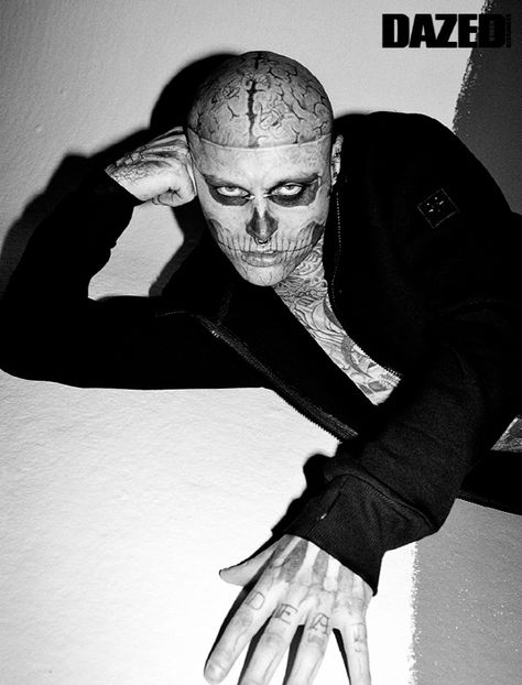 Rick Genest Zombie Boy Rick Genest, Zombie Boy, Fashion Photography Editorial, Zombie, Fashion Photography, Halloween, Photography, Fictional Characters, Art