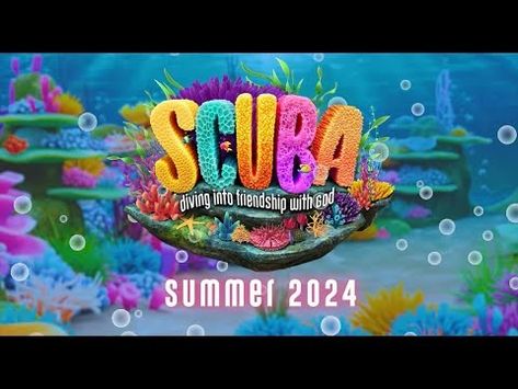 SCUBA VBS | New for Group VBS 2024! - YouTube Under The Sea Bible School Crafts, 2024 Vbs Themes, Vbs Themes 2024, Scuba Vbs 2024 Crafts For Kids, Scuba Theme Vbs, Vacation Bible School Themes 2024, Vbs 2024 Scuba, Group Vbs 2024 Scuba, Scuba Vbs 2024 Decorations