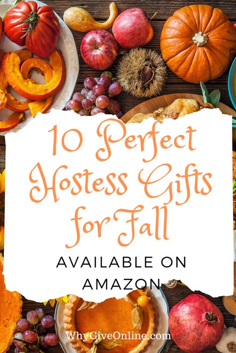 10 Perfect Hostess Gifts for Fall! Most of these are on Amazon! #Affiliate #HostessGifts #Fall #Autumn #Thanksgiving #ThanksgivingGifts #giftguide  #giftideas Fall Hostess Gift Ideas Diy, Thanksgiving Host Gift Ideas, Thanksgiving Hostess Gift Ideas Diy, Thanksgiving Hostess Gift Basket, Fall Hostess Gift Ideas, Thanksgiving Gifts For Friends, Fall Gifts For Friends, Thanksgiving Hostess Gift Ideas, Minimalist Christmas Gifts