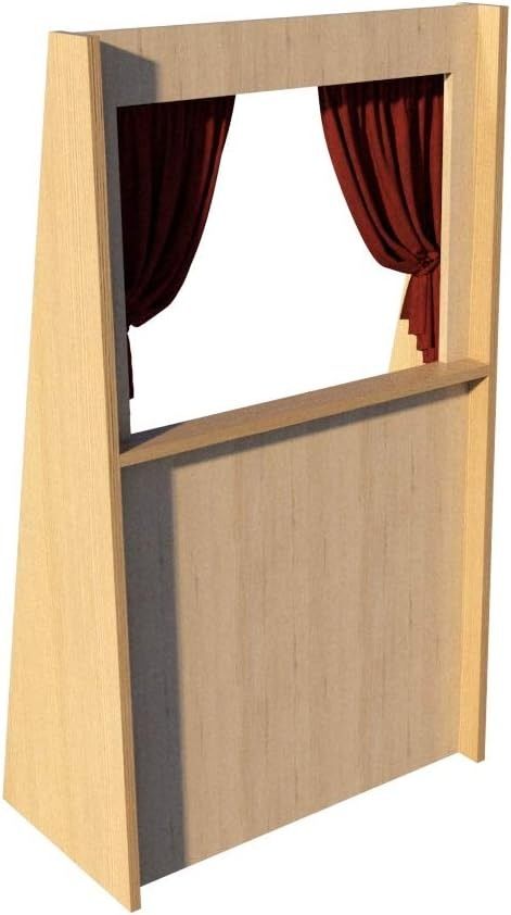 Puppet Theater Plans DIY Woodworking Free Standing Stage Kids Adults Play - Amazon.com Diy Puppet Stage, Puppet Theater Diy, Puppet Show For Kids, Kids Puppet Theater, Puppet Stand, Theater Plan, Puppet Stage, Puppets Diy, Puppet Theater