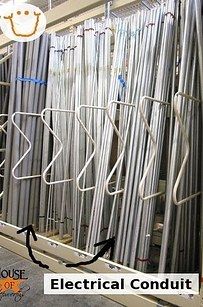 DIY your own curtain rods by spray painting electrical conduit from the hardware store. | 33 Ways Spray Paint Can Make Your Stuff Look More Expensive Long Curtain Rods, Diy Curtain Rods, Diy Curtain, Electrical Conduit, Spray Paint Cans, Long Curtains, Outdoor Curtains, Patio Bar, Diy Curtains