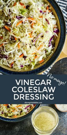 This sweet onion Vinegar Coleslaw Dressing recipe is fresh, bright, and tangy. No mayo here! A sprinkling of celery seeds adds great flavor and texture. #coleslaw #dressing #salad #nomayo #withoutmayo #coleslawdressing Cold Slaw Dressing Recipes, Boiled Coleslaw Dressing, Non Mayo Coleslaw, Homemade Slaw Coleslaw, Savory Coleslaw Dressing, Sweet Onion Vinaigrette Dressing, Cold Slaw Dressing, Coleslaw Dressing Vinegar, Vinegar Coleslaw Dressing