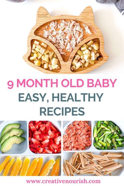 Nutritionist created easy, healthy, homemade recipes for your 9 month old baby. With optimum amounts of protein, carbs and fats for a healthy growing baby. #9montholdbaby #babyfood #healthbabyrecipes #weaning Lunch For 9 Month Old, Hannah Food, 10 Month Old Baby Food, 7 Month Old Baby Food, 9 Month Old Baby Food, Food Schedule, 9 Month Baby Food, Baby Nutrition, Baby Lunch