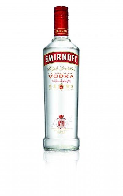 Smirnoff redesigns iconic bottle Smirnoff Bottle, Boost Energy Drink, Smirnoff Red, Vodka Red, Vodka Bar, Alcohol Spirits, Smirnoff Vodka, Vodka Brands, Premium Vodka